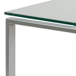 Benz Satsbord 55x50x50 cm Krom/Glas