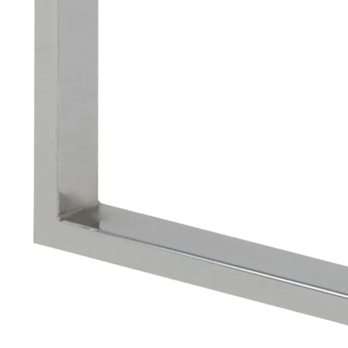 Benz Satsbord 55x50x50 cm Krom/Glas