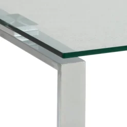 Benz Satsbord 45x115x69 cm Krom/Glas