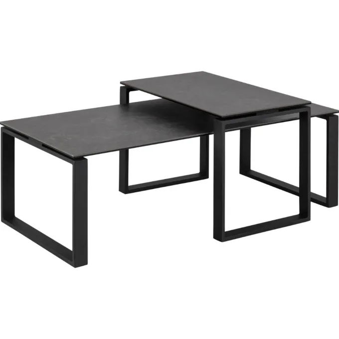Benz Satsbord 45x115x69 cm Svart Keramik