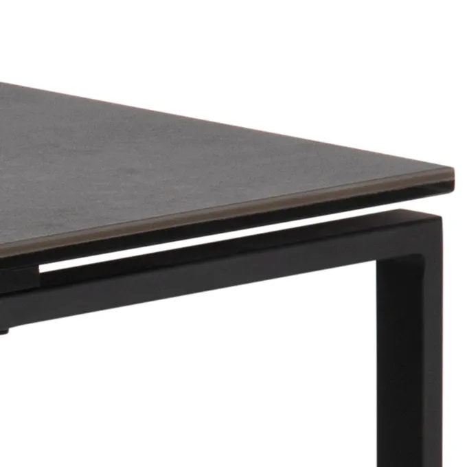 Benz Satsbord 55x50x50 cm Svart Keramik
