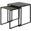 Benz Satsbord 55x50x50 cm Svart Keramik
