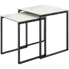 Benz Satsbord 55x50x50 cm Vit Keramik