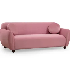 Bergen 3-sits soffa Dammig rosa