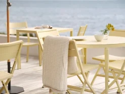 Bigby Matbord Rund 130 cm Lemon