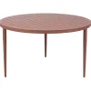 Bigby Matbord Runt Ø130 cm Zin Red