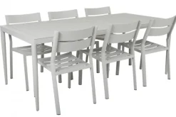 Bigby Matgrupp 195x90 cm ink Delia Light Grey