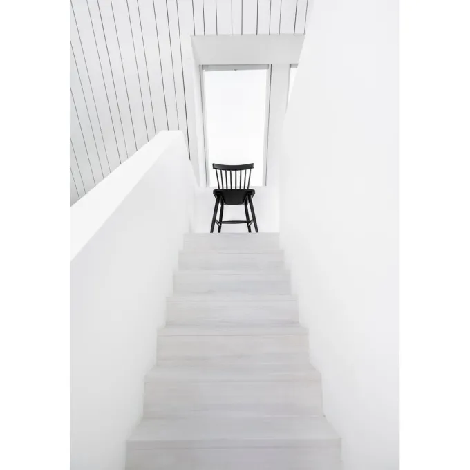 Birka Stol Svartlackad