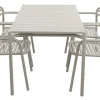 Bliss Matgrupp - Bord 130x80 cm + 4 st Karmstolar Sand