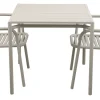 Bliss Matgrupp - Bord 80x80 cm + 2 st Karmstolar Sand