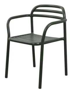 Bliss Matgrupp - Bord 80x80 cm + 2 st Karmstolar Dark Green