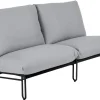 Blixt 2-sits soffa Svart/Grå