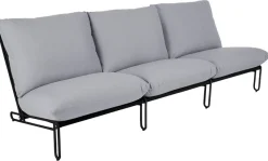 Blixt 3-sits soffa Svart/Grå