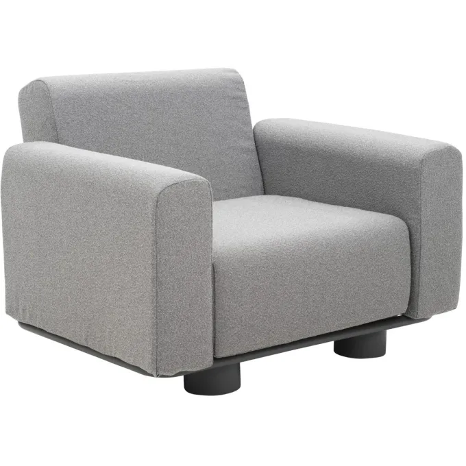 Bolster Fåtölj Antracit/Teddy Grey