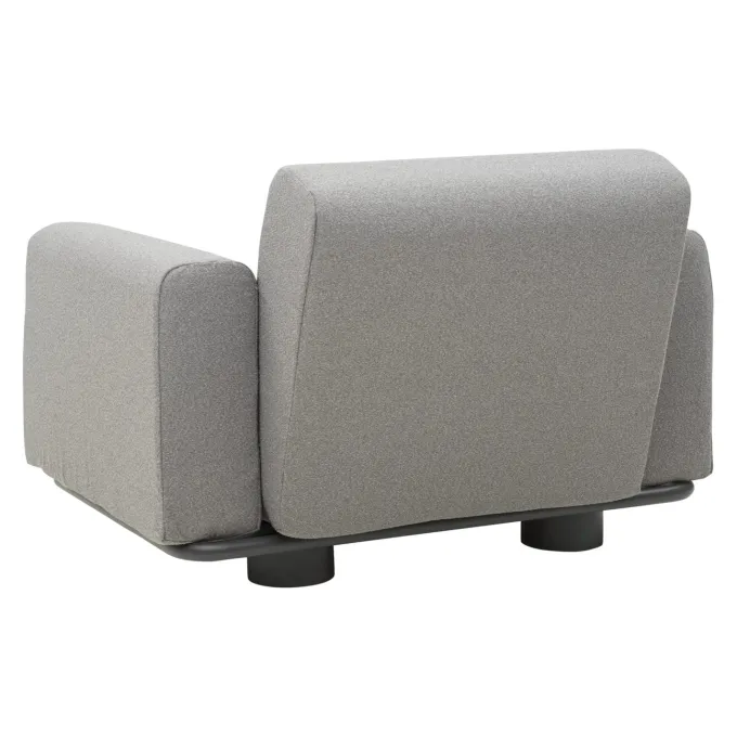 Bolster Fåtölj Antracit/Teddy Grey