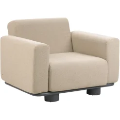 Bolster Fåtölj Antracit/Teddy Beige