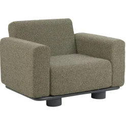 Bolster Fåtölj Antracit/Teddy Verde
