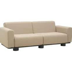 Bolster 2,5-sits Soffa 209x94 cm Antracit/Teddy Beige