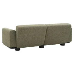 Bolster 2,5-sits Soffa 209x94 cm Antracit/Teddy Verde