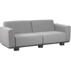 Bolster 2,5-sits Soffa 209x94 cm Antracit/Teddy Grey