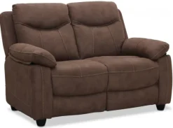 Boston 2-sits Soffa Brunt Tyg