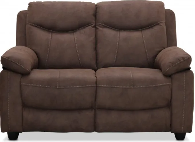 Boston 2-sits Soffa Brunt Tyg