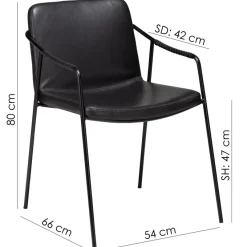 Boto Stol Vintage Black