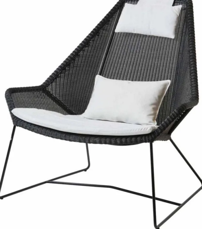Breeze Högryggad Fåtölj Svart