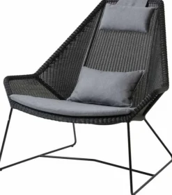 Breeze Högryggad Fåtölj Svart