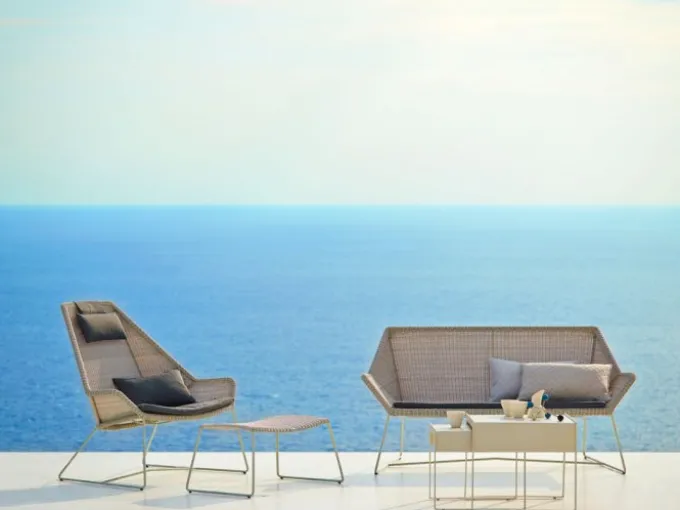 Breeze 2-Sits Soffa Vit