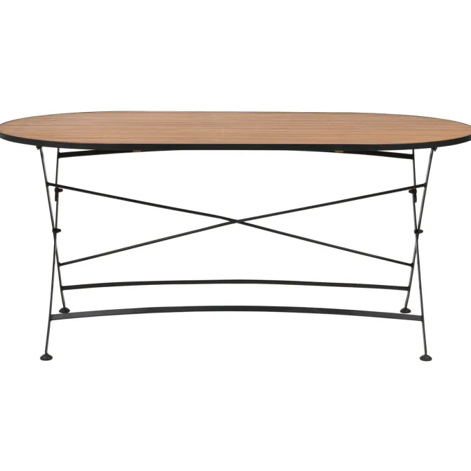 Brewer Matbord 160x85 cm Teak/Svart