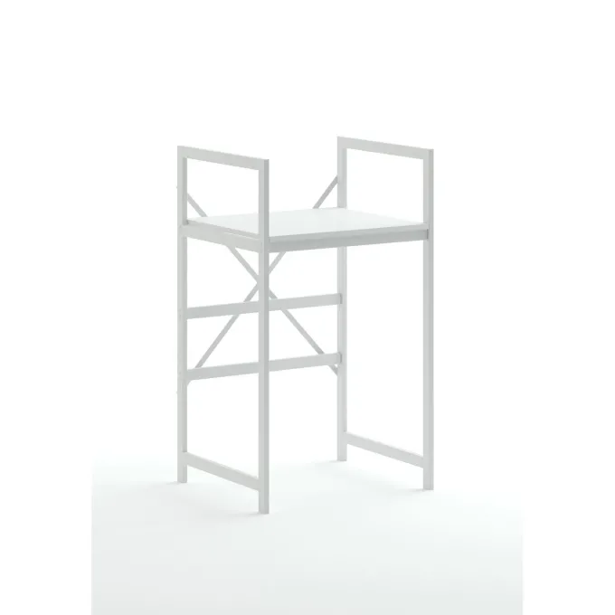Brno (70 x 116 x 60 cm) Tvättmaskinsskåp Vit