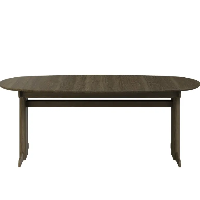 Broholm Matbord 200x105 cm Rökoljad Ek