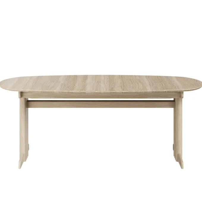 Broholm Matbord 200x105 cm Vitoljad Ek