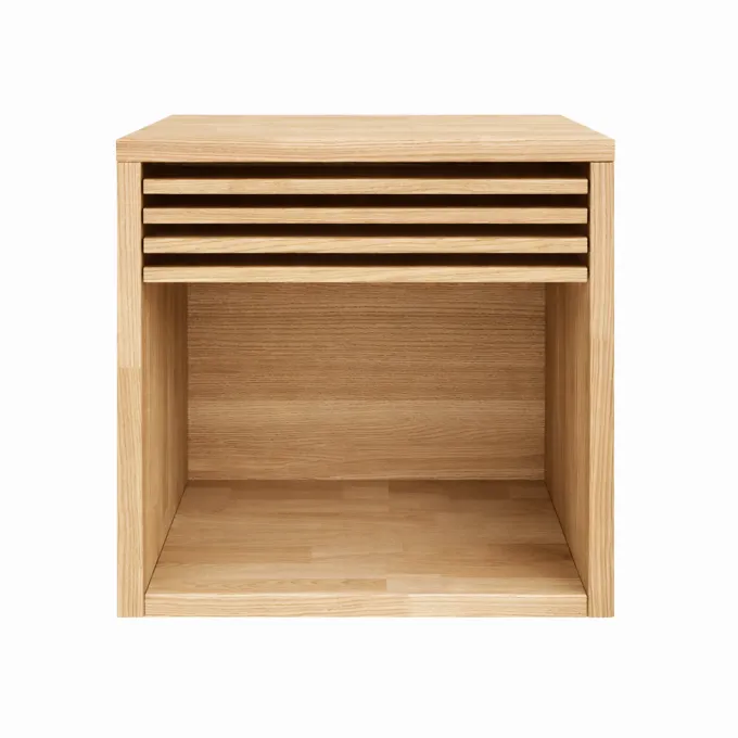 Broholm Nattduksbord 40x40 cm Oljad Ek