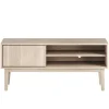 Broholm Solid TV-bänk 124x55 cm Vitoljad Ek