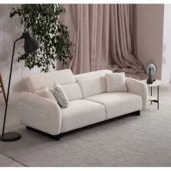 Caprice 3-sits soffa White