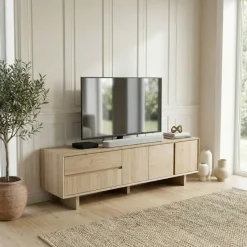 Carpi TV-bänk Naturlig ek