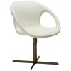 Carry Stol Bone White bouclé, Brass