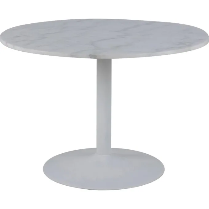 Carter Matbord Rund 110 cm Vit