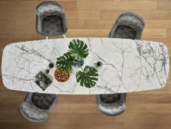 Cartesio Matbord Oval 250cm Keramik