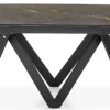 Cartesio Matbord Oval 100x200-296cm Keramik