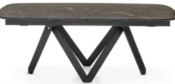 Cartesio Matbord Oval 100x200-296cm Keramik
