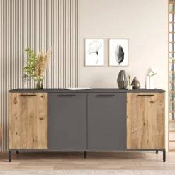 Casablanca Sideboard Atlantisk furu / Antracit