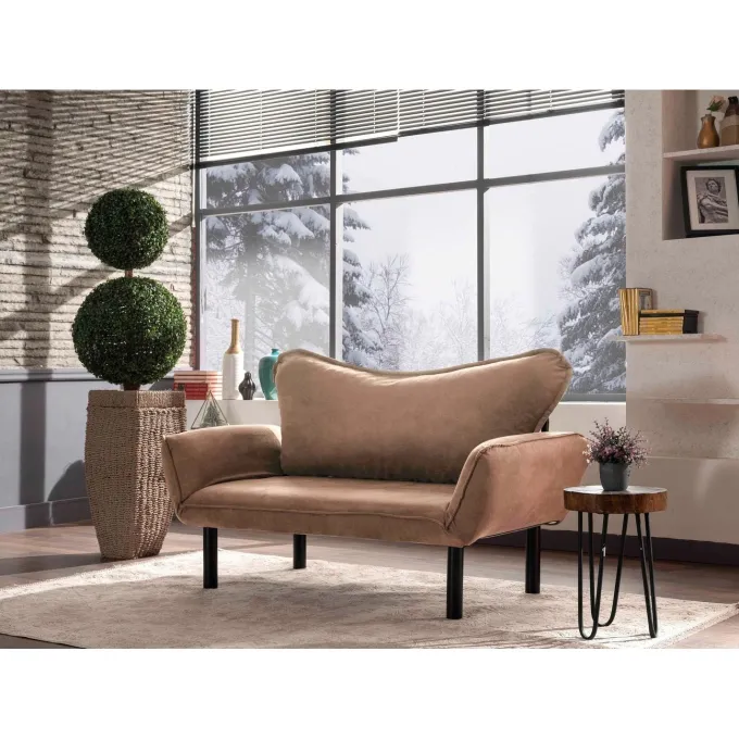 Chatto 2-sits bäddsoffa Ljusbrun
