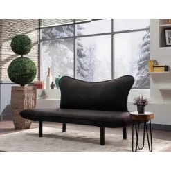 Chatto 2-sits bäddsoffa Svart