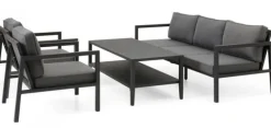 Chelles Soffbord 143x65 cm Svart