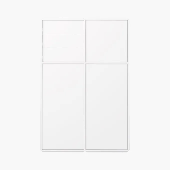 Chicago Quadrant-skåp Vit