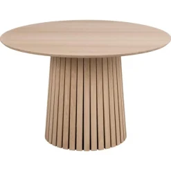 Christo Matbord Rund 120 cm Vitpigmenterad Ek