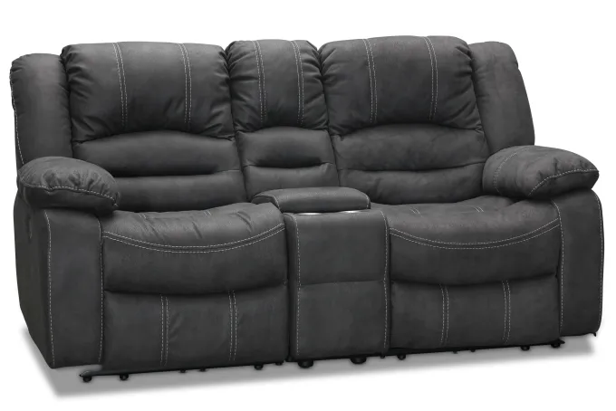 Cinema 2-sits Biosoffa Grått Tyg
